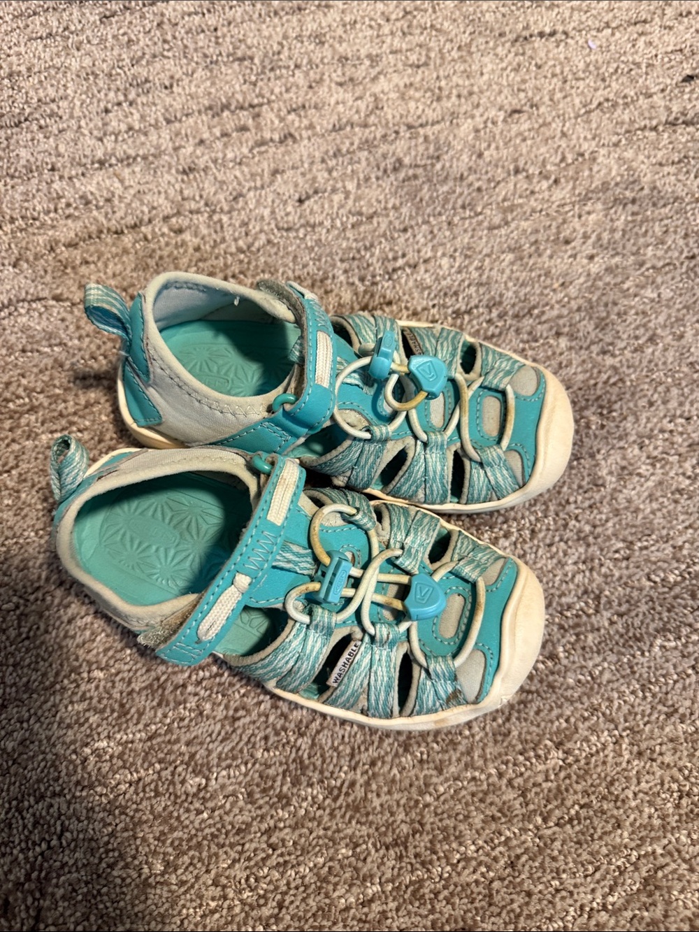 Keen Kids Teal Aqua Closed-Toe Sandals